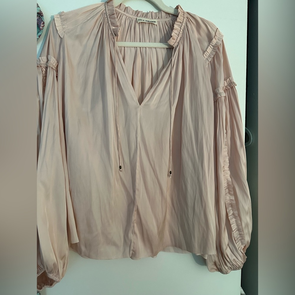 Petal pink blouse from Ulla Johnson. NWT